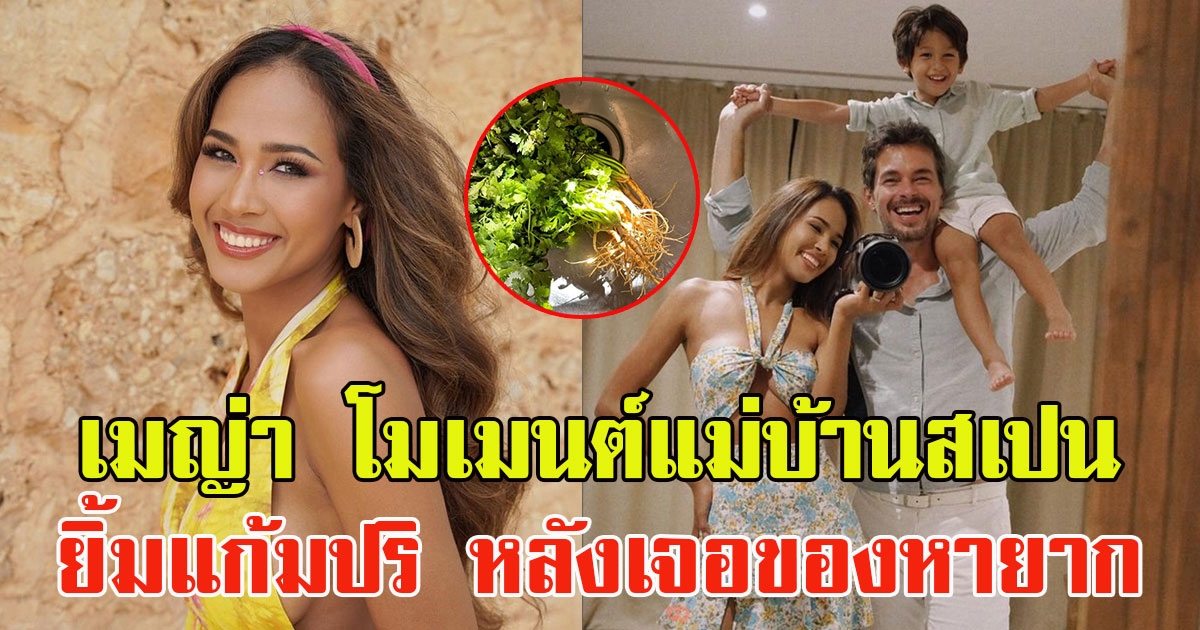 เมญ่า นนธวรรณทัศ เผยโมเมนต์แม่บ้านสเปน ดีใจสุดยิ้มแก้มปริ หลังเจอของหายาก