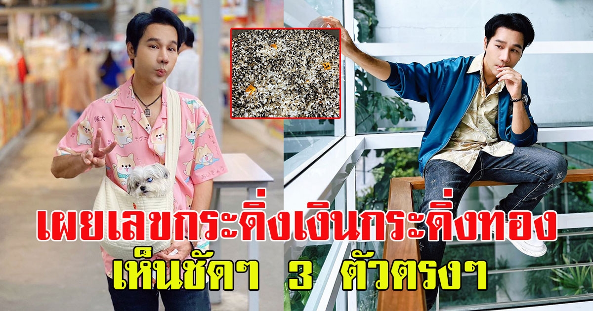 กอล์ฟ เบญจพล เผยเลขกระดิ่งเงินกระดิ่งทอง เห็นชัดๆ 3 ตัวตรงๆ