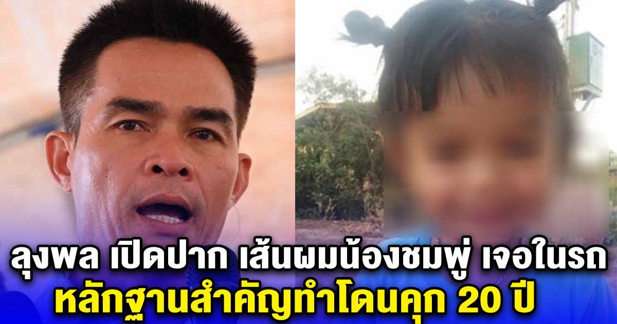 ลุงพล เปิดปาก เส้นผมน้องชมพู่ เจอในรถ หลักฐานสำคัญทำโดนคุก 20 ปี