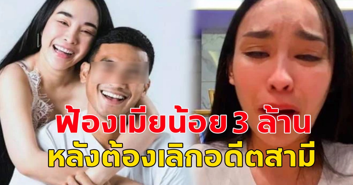 ไม่ยอมอีกต่อไป! ให้อภัยมามาหลายครั้งแล้ว นักร้องสาวคนดัง ประกาศฟ้องเมียน้อย 3 ล้าน