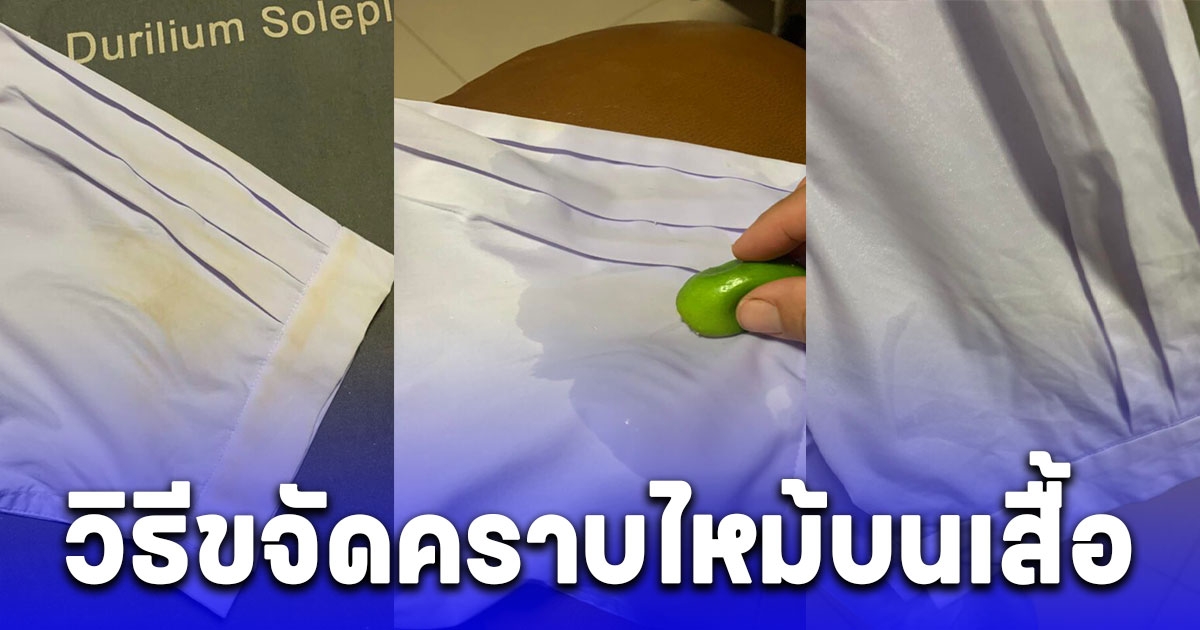 เสียดายโยนทิ้งไปหลายตัวแล้ว วิธีกำจัดรอยไหม้บนเสื้อผ้าด้วยของในบ้าน