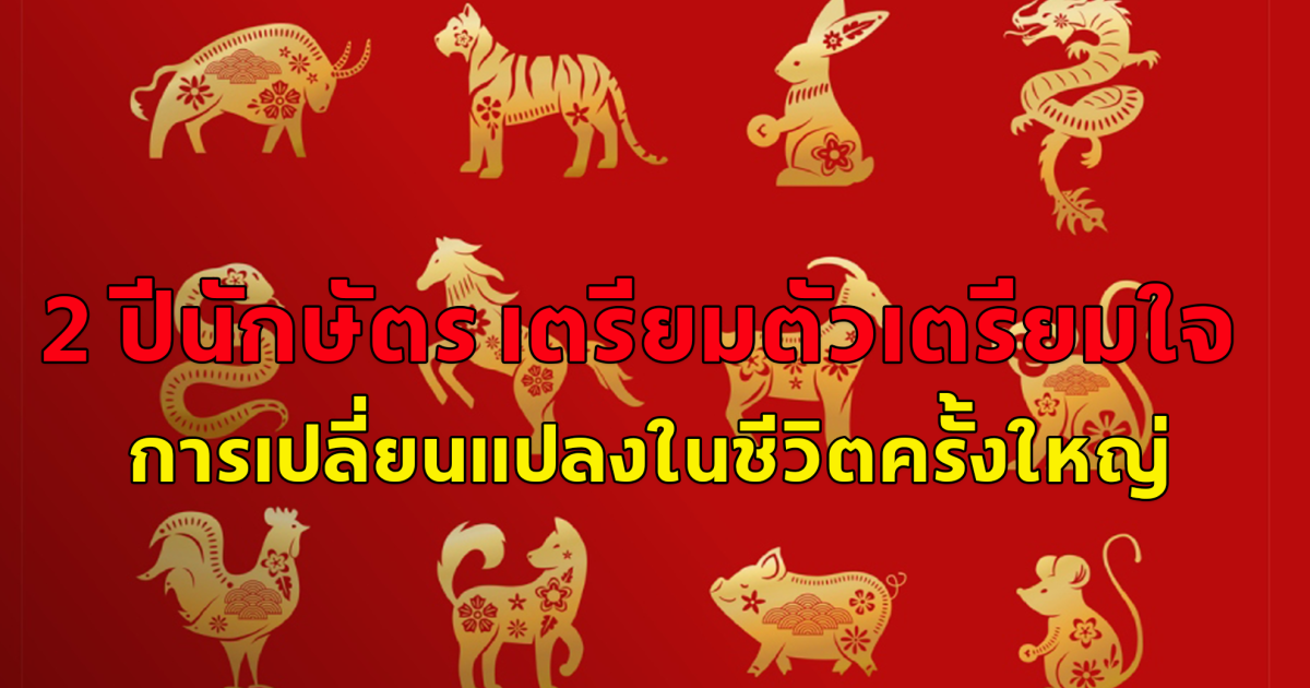 หนัก ปีมะเส็ง และปีกุน 2 ปีนักษัตร เตรียมตัวเตรียมใจ การเปลี่ยนแปลงในชีวิตครั้งใหญ่ ที่จะส่งผลต่อตัวเองไปอีก 6-12 ปี
