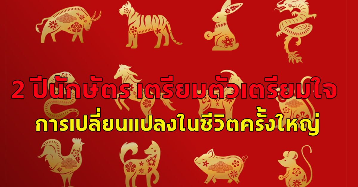 หนัก ปีมะเส็ง และปีกุน  2 ปีนักษัตร เตรียมตัวเตรียมใจ การเปลี่ยนแปลงในชีวิตครั้งใหญ่ ที่จะส่งผลต่อตัวเองไปอีก 6-12 ปี