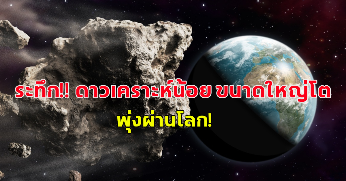 นาซาเผย มีดาวเคราะห์น้อยไซส์ยักษ์ ขนาดน้องๆ มหาพีระมิดแห่งกีซา พุ่งผ่านโลก