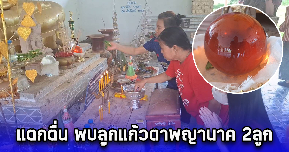 แตกตื่น พบลูกแก้วตาพญานาค 2ลูก ลอยน้ำในกว๊านพะเยา