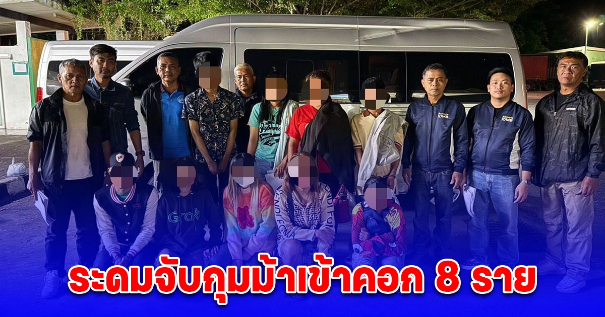 สืบนครบาล จับมือ สืบจังหวัดตรัง ระดมจับกุมม้าเข้าคอก 8 ราย ลักทรัพย์อีก 1 ราย