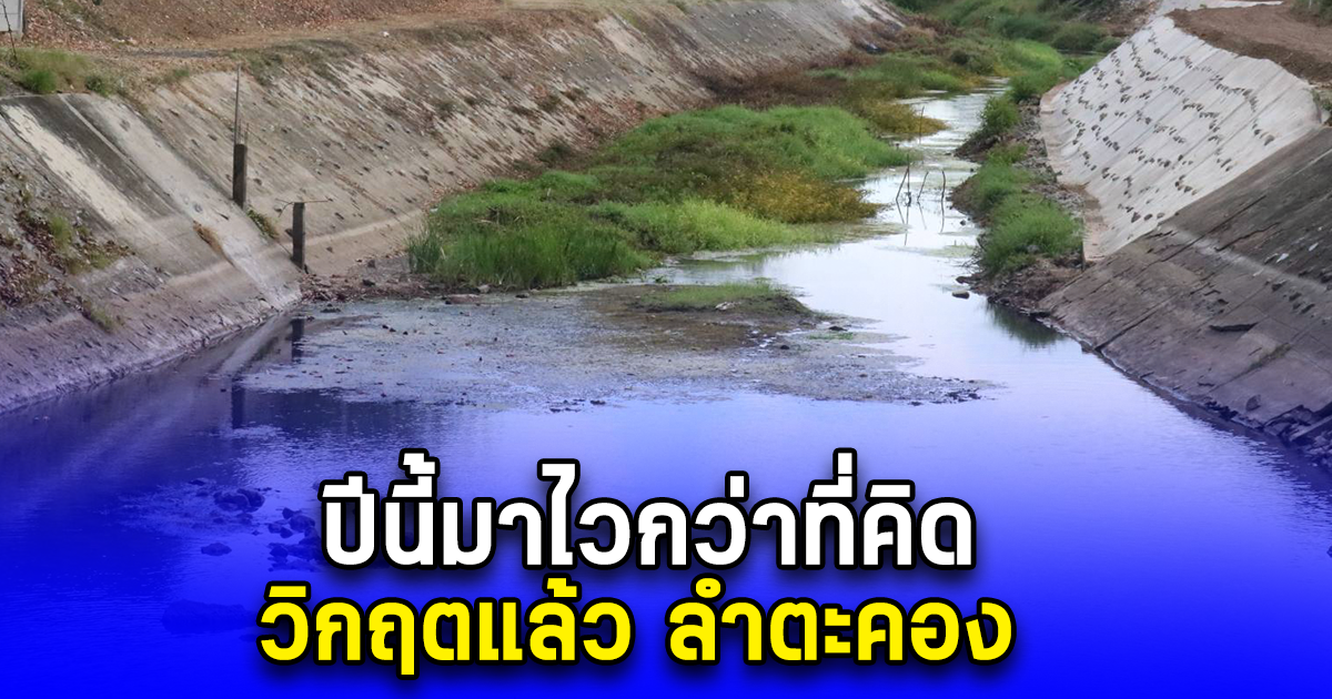 ปีนี้มาไวกว่าที่คิด วิกฤตแล้ว ลำตะคอง