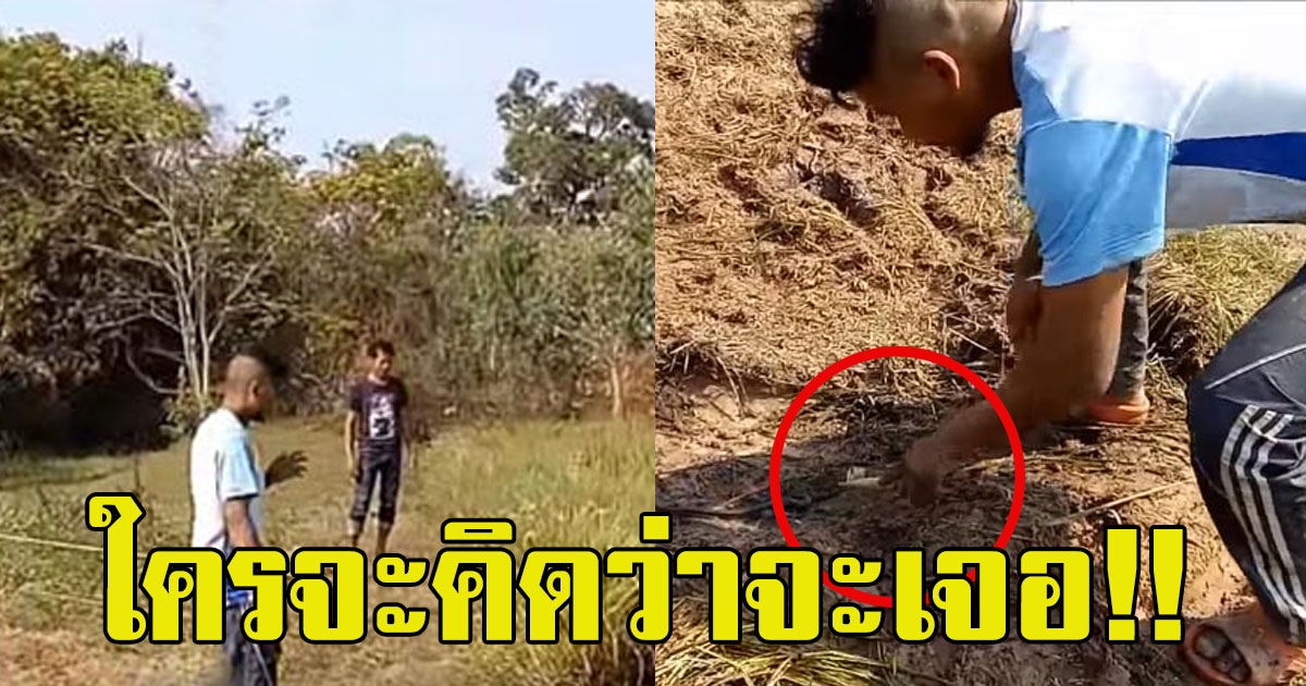 ชาวบ้านใช้รถไถ ดึงหญ้าในป่า ก่อนเจอดีเต็มๆ
