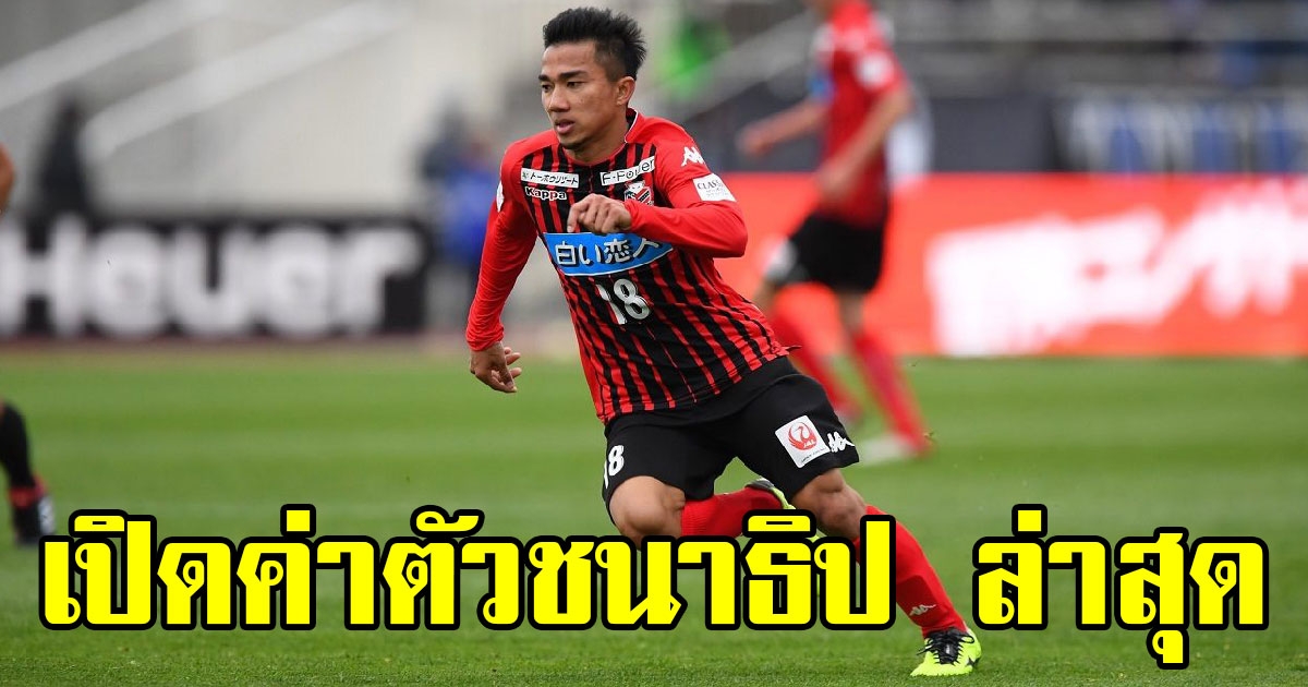 กระหึ่ม เจ ชนาธิป ค่าตัวพุ่งติดท็อป 10 เจลีกปี 2563