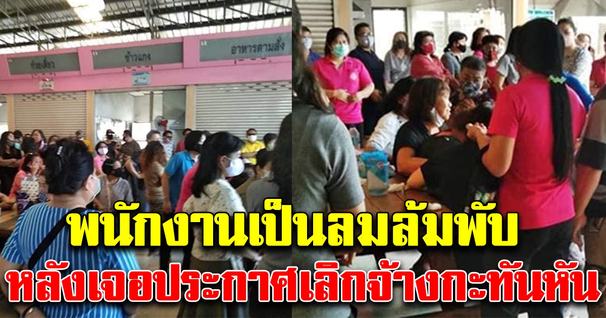 องค์การค้าฯ สกสค. ประกาศเลิกจ้างพนักงานและเจ้าหน้าที่ โดยไม่แจ้งล่วงหน้า