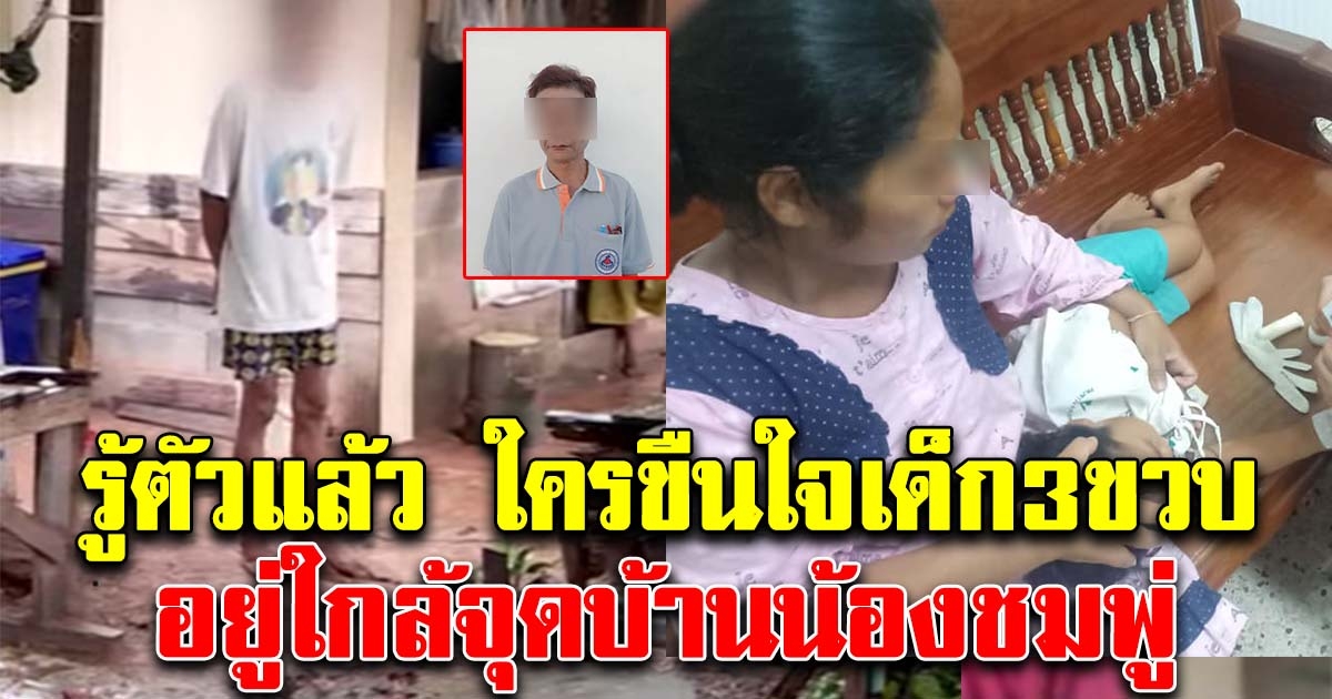 ด่วน รู้ตัวแล้ว ใครขืนใจหนูน้อย 3 ขวบ วิ่งร้องไห้เลือดไหลเต็มขา