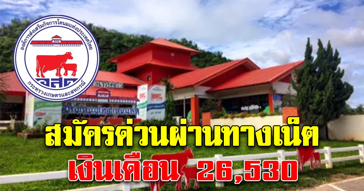 สมัครด่วน พนักงานหลายตำแหน่ง เงินเดือน 26,530