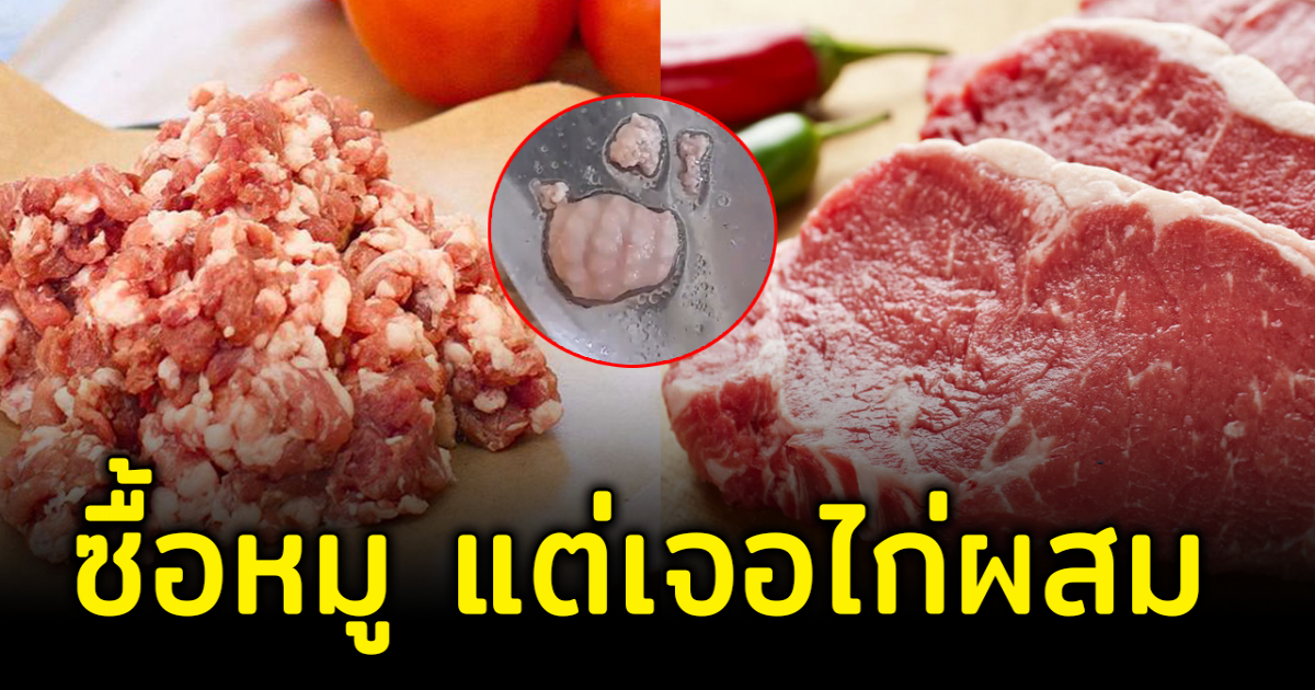 ผู้บริโภคแฉเจอไก่ผสมหมูบด ซ้ำเติมวิกฤติหมูแพง