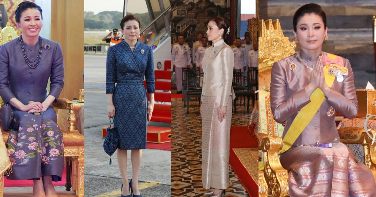 ประมวลภาพพระราชินีฉลองพระองค์ผ้าไหมไทย ทรงพระสิริโฉมงดงามยิ่ง