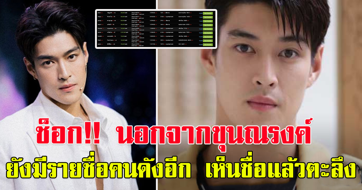 นอกจากพระเอกพ่อทีม Forex-3d แล้ว มีคนดังอีกเพียบ