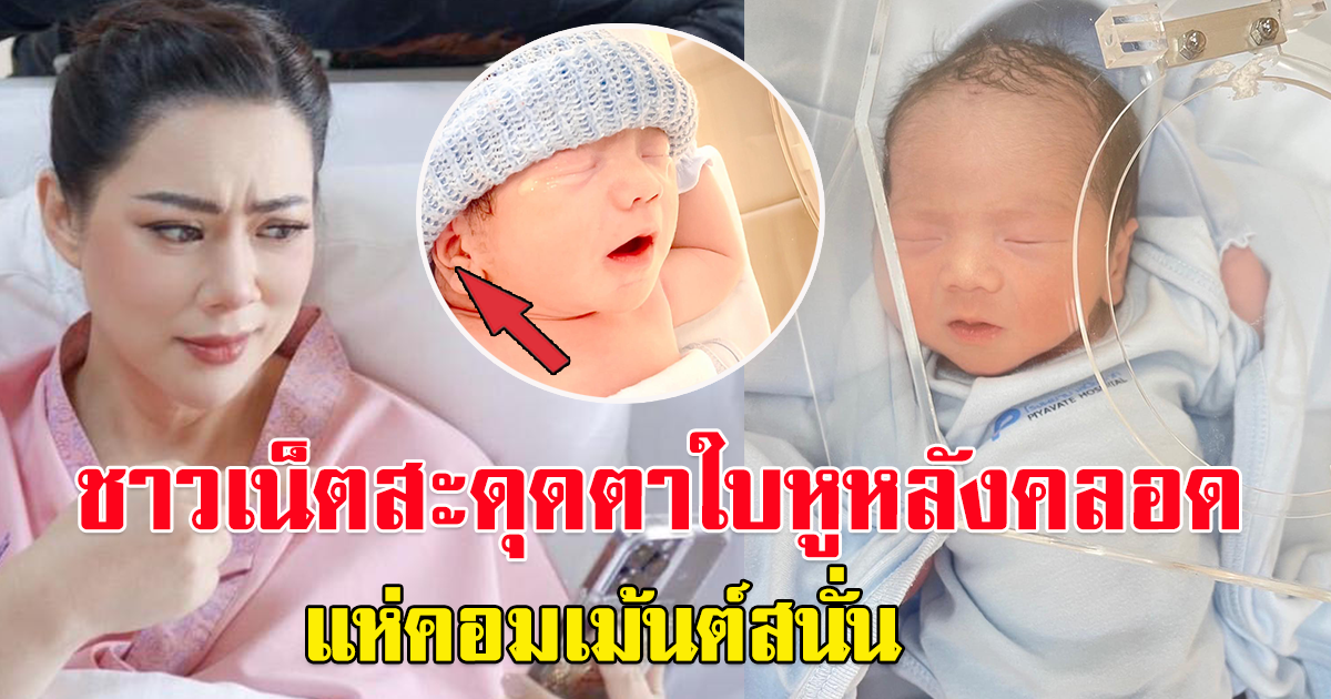 โซเชียลสะดุดใบหู น้องอเล็กซ์ ลูกชาย บุ๋ม ปนัดดา