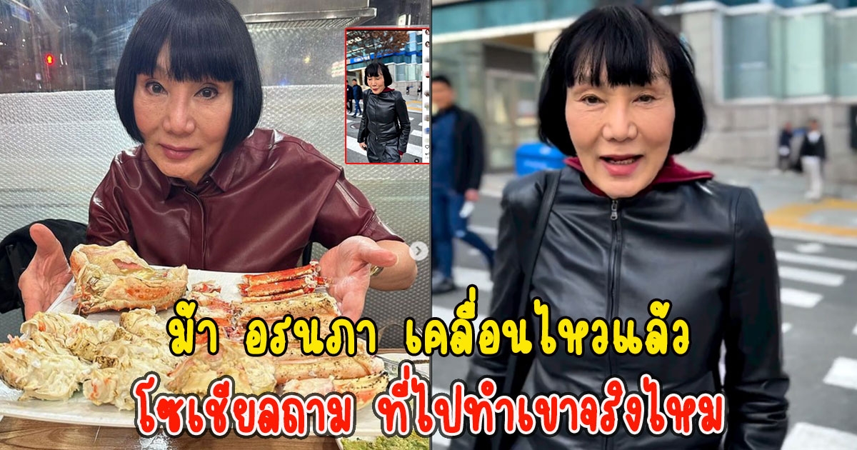 ม้า อรนภา เคลื่อนไหวแล้ว โซเชียลถาม ที่ไปทำเขาจริงไหม