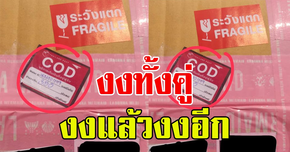 สาวรับพัสดุหน้าบ้าน ถึงกับยืนงงโทรถามร้าน ร้านก็ยิ่งงง