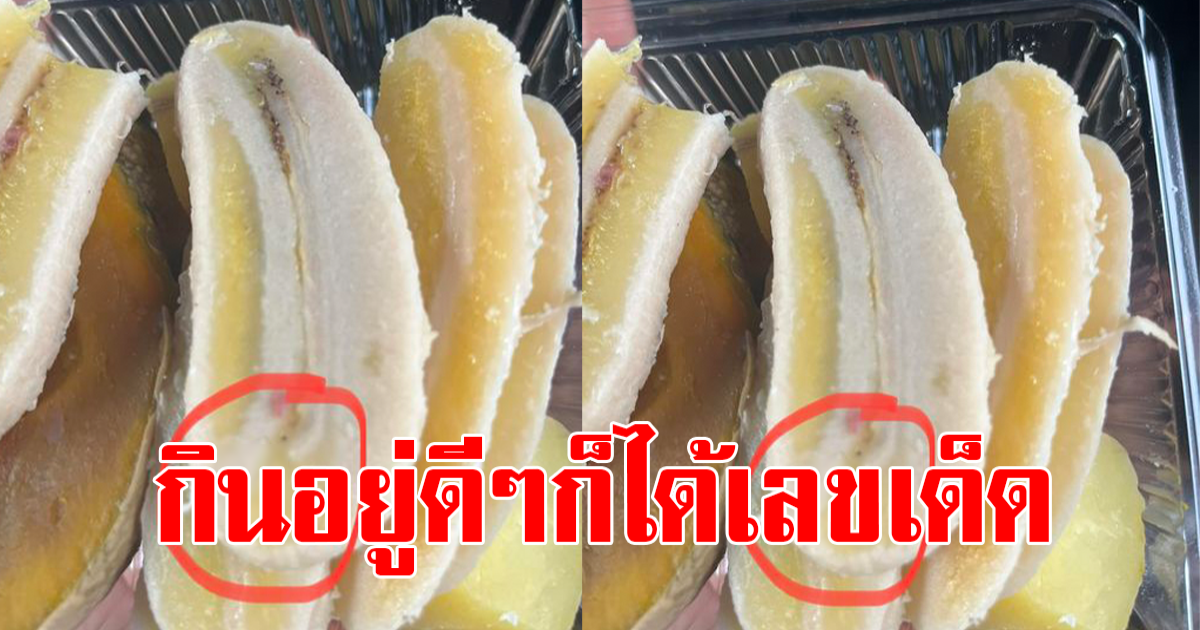 สาวกินกล้วยเชื่อม กำลังแซ่บๆก่อนสะดุดตาเห็นเลข รีบคลายออกทันที