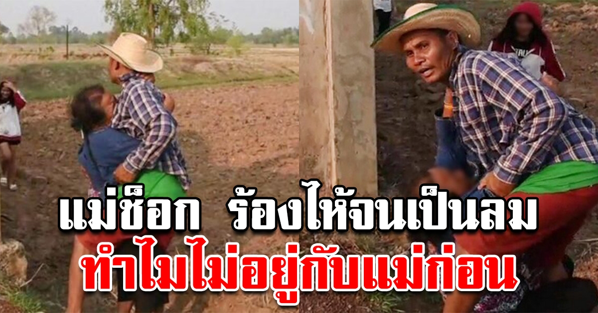 แม่ช็อก ร้องไห้จนเป็นลม เจอแล้วลูกชายเพิ่งกลับจากนอก 3 วัน สลดใจเห็นภาพตรงหน้า