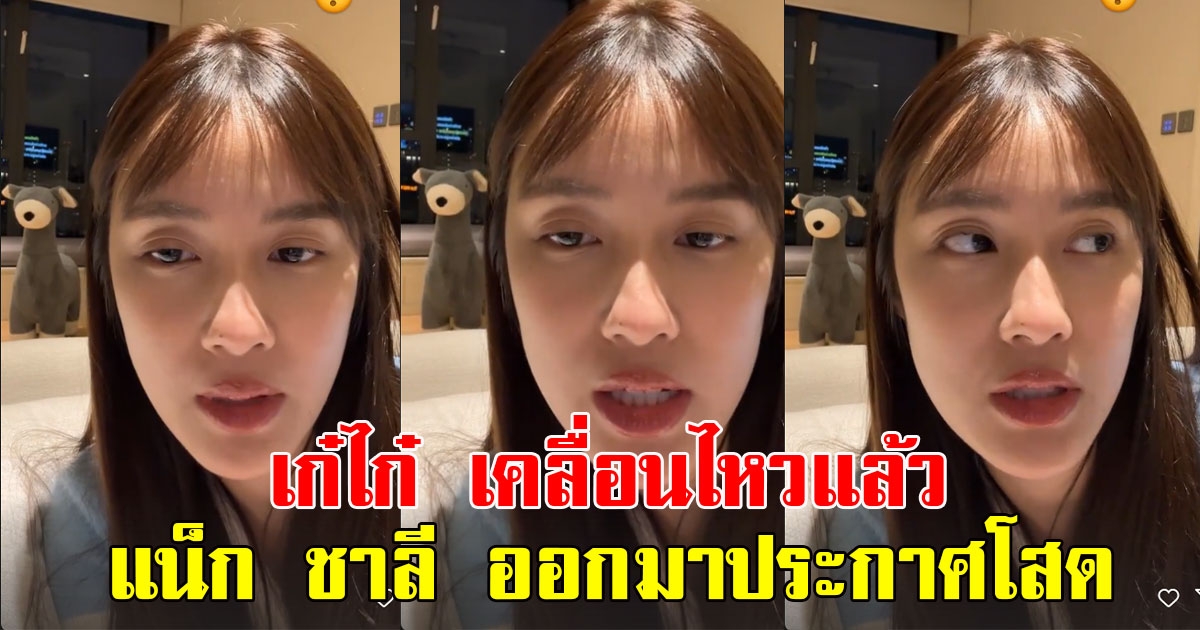 เก๋ไก๋ สไลเดอร์ เคลื่อนไหวแล้ว หลัง แน็ก ชาลี ประกาศโสด แฟนๆคอมเมนต์ส่งกำลังใจเพียบ