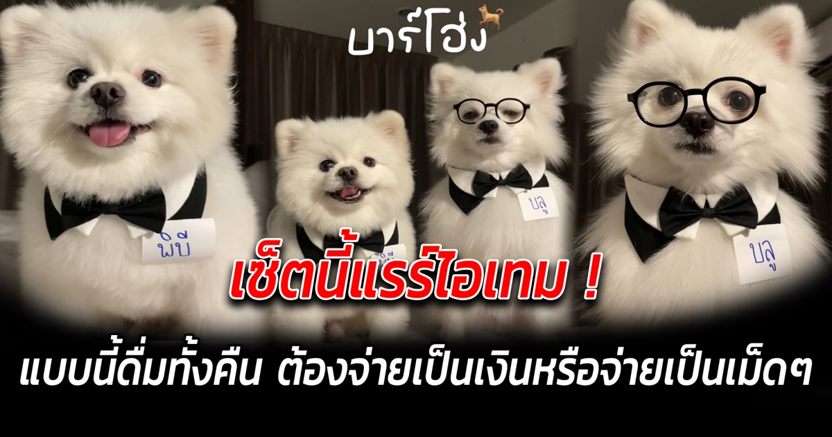 เซ็ตนี้แรร์ไอเทม แบบนี้ดื่มทั้งคืน ต้องจ่ายเป็นเงินหรือจ่ายเป็นเม็ดๆ
