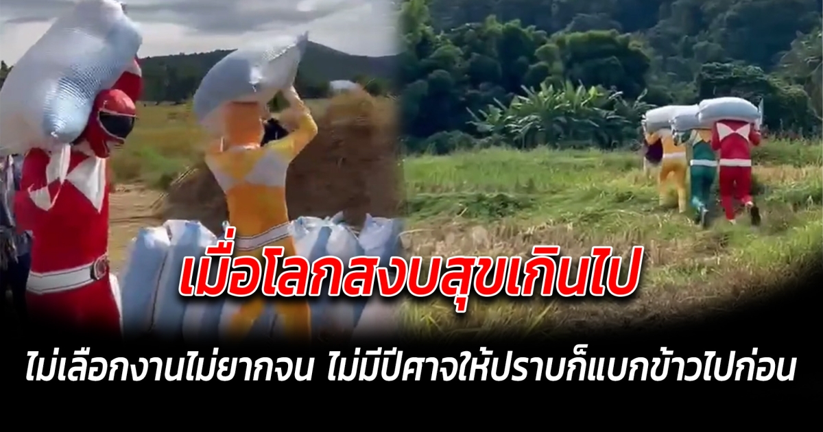 เมื่อโลกสงบสุขเกินไป ไม่เลือกงานไม่ยากจน ไม่มีปีศาจให้ปราบก็แบกข้าวไปก่อน