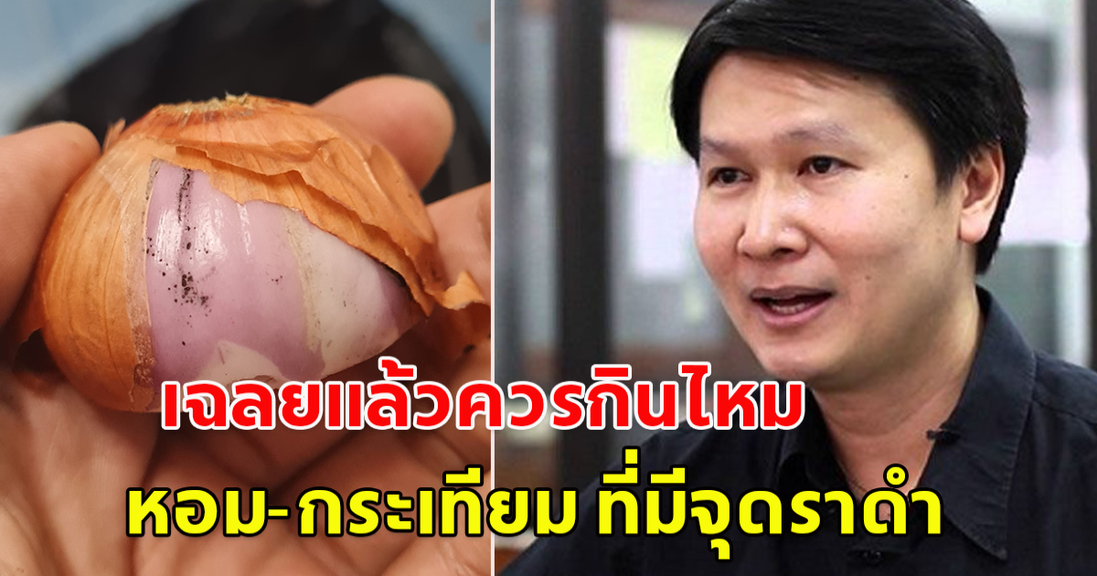 อ.เจษฎา เฉลยแล้วว่าเป็นเรื่องจริง ไม่ควรกิน หอม-กระเทียม ที่มีจุดราดำ