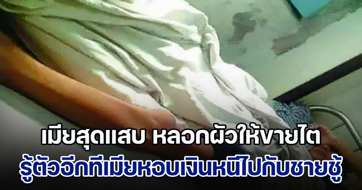 นังงูพิษ! เมียสุดแสบ หลอกผัวให้ขายไตในตลาดมืด อ้างนำเงินไปส่งเสียให้ลูกสาว รู้ตัวอีกทีเมียหอบเงินหนีไปกับชายชู้ (ข่าวตปท.)