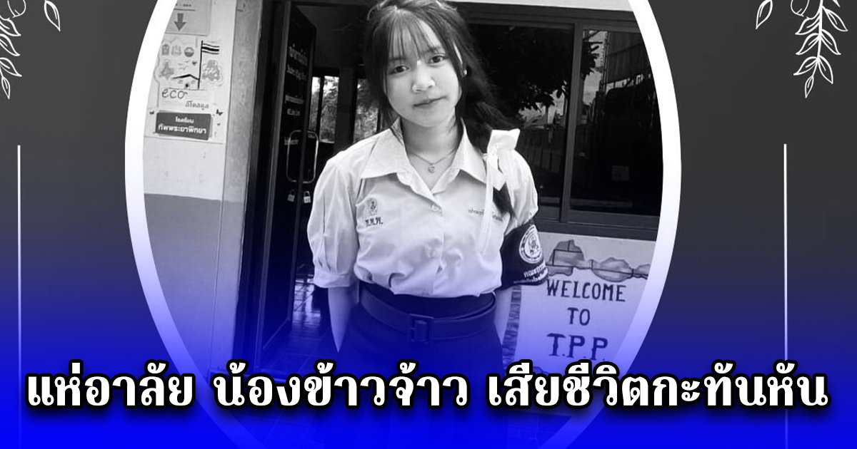 แห่อาลัย น้องข้าวจ้าว เสียชีวิตกะทันหัน