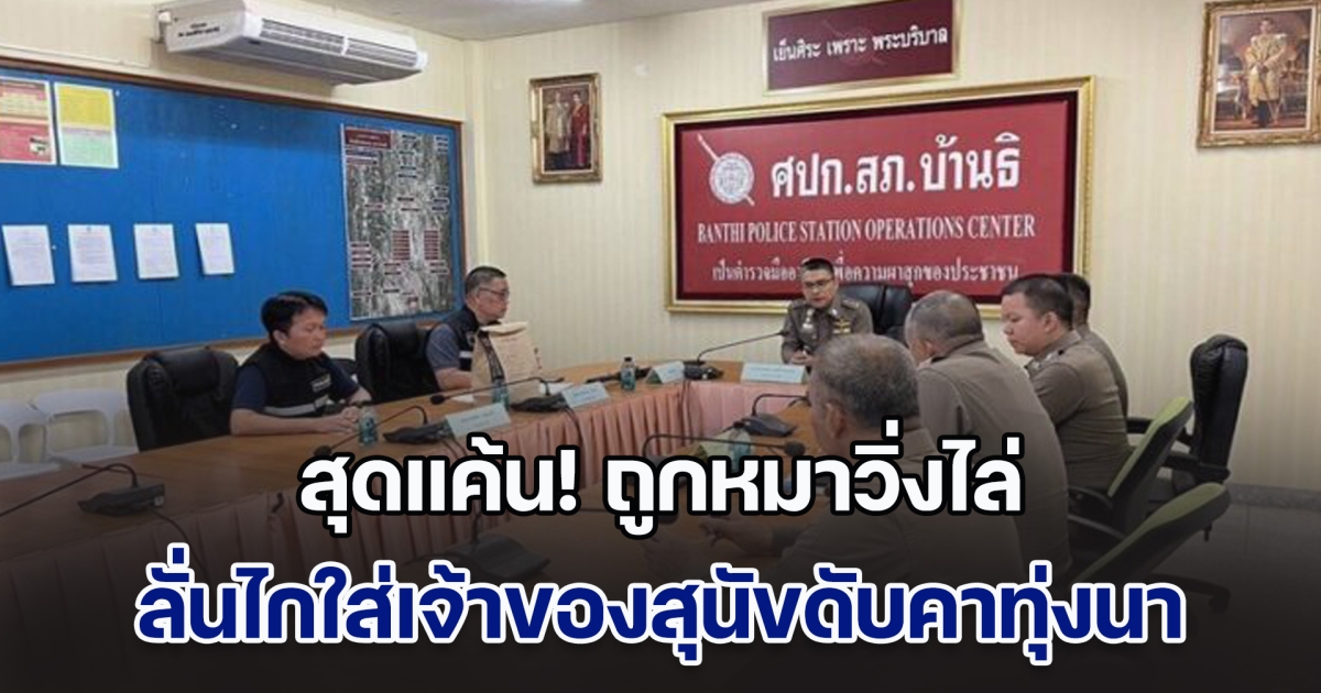 ลุงวัย 62 ปีสุดแค้น ถูกหมาวิ่งไล่จนเกิดอุบัติเหตุ ลั่นไกใส่เจ้าของสุนัขดับคาทุ่งนา