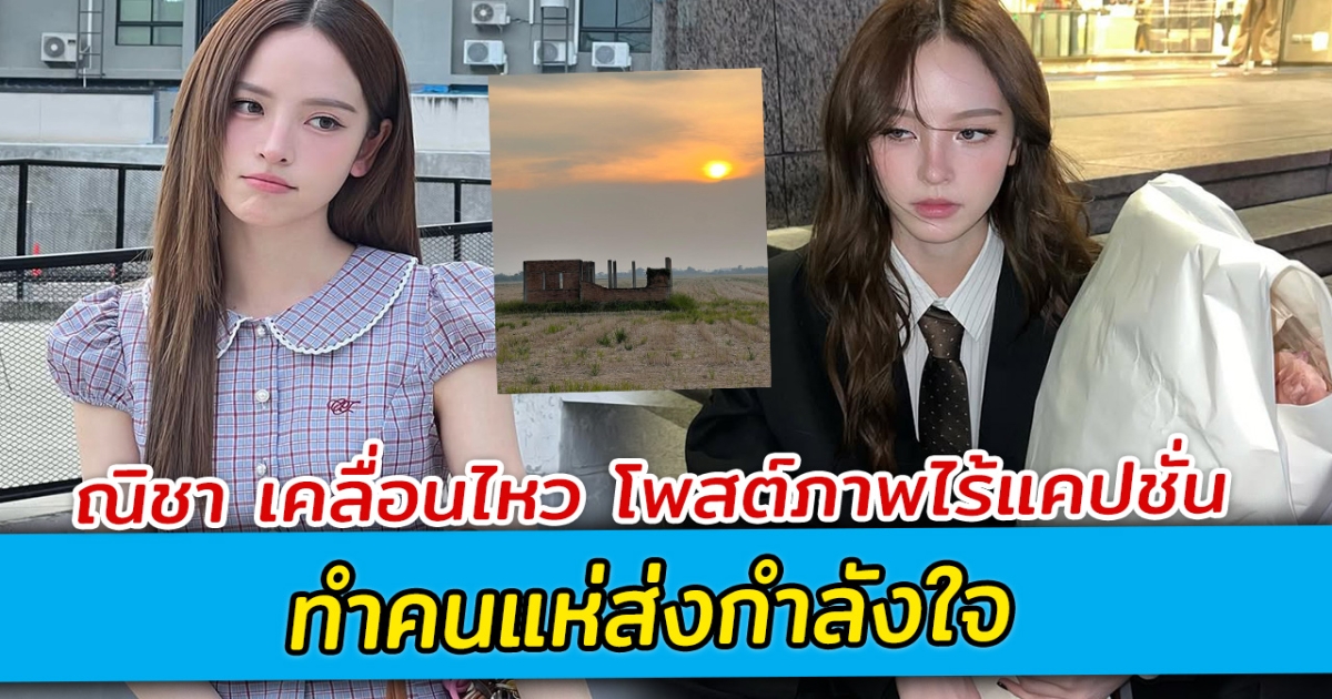 ณิชา เคลื่อนไหว โพสต์ภาพไร้แคปชั่น คนแห่ส่งกำลังใจรัวๆ