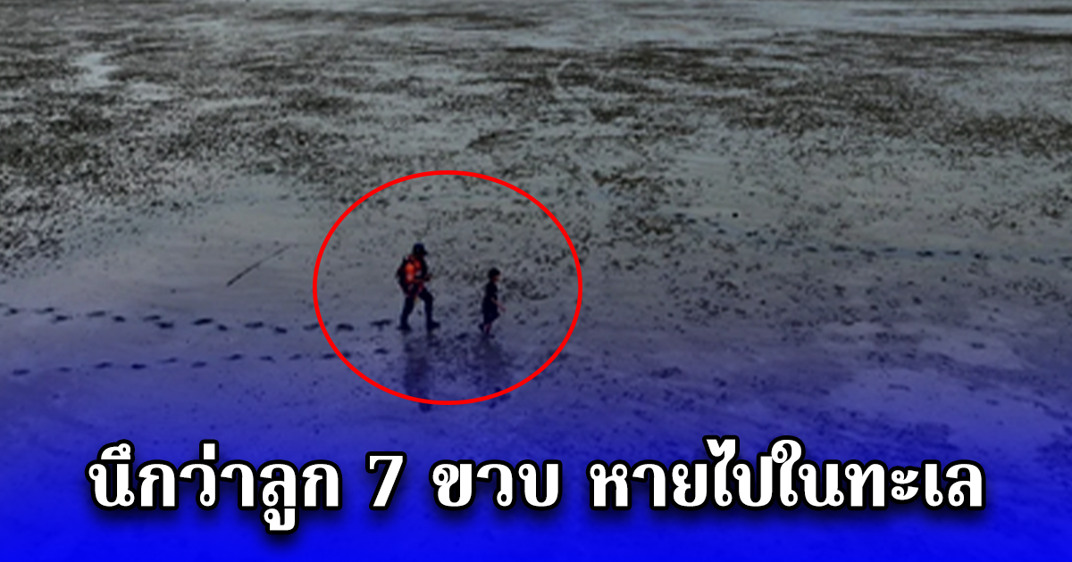พ่อแม่แทบขาดใจ ลูก 7 ขวบหายตัว นึกว่าหายไปในทะเล กู้ภัยฯ นับสิบ ออกตามหา สุดท้ายความจริงปรากฎ