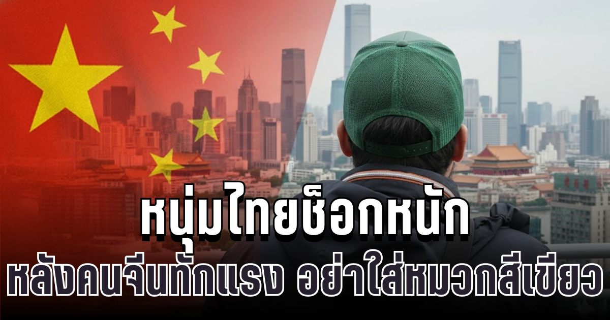 เหตุผลสุดอึ้ง! ทำหนุ่มไทยช็อกหนัก หลังโดนคนจีนทักแรง อย่าใส่หมวกสีเขียว