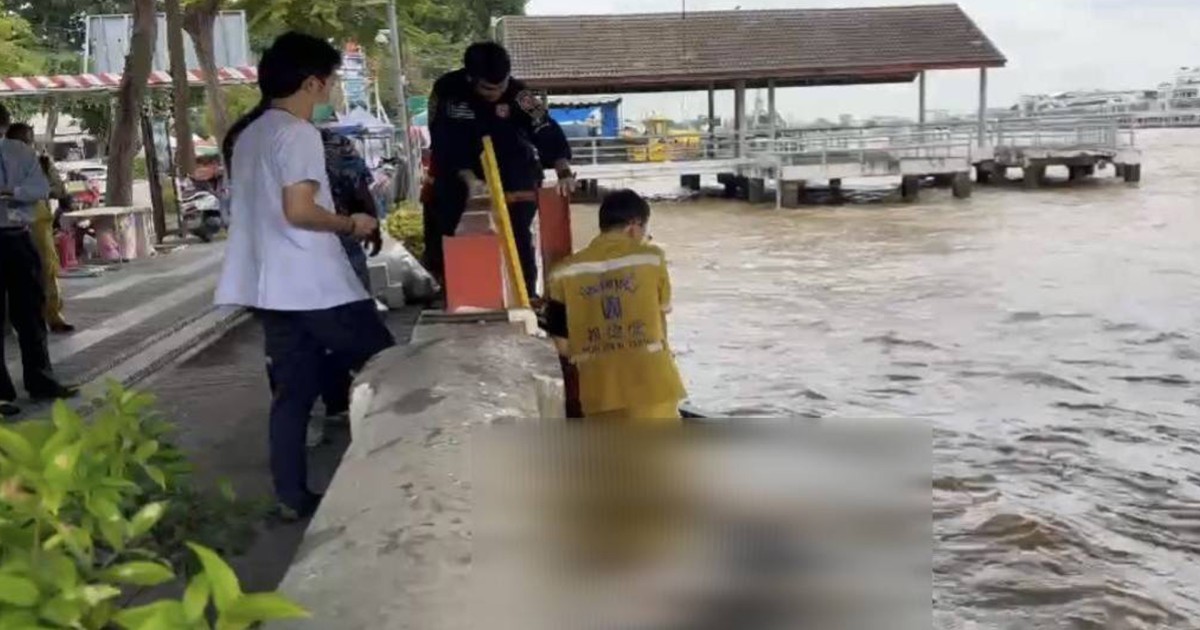 สลดรับวันลอยกระทง! พบร่างหญิงปริศนาลอยอืดกลางเจ้าพระยา เปลือยท่อนล่าง คาดเสียชีวิตมาแล้ว 3 วัน