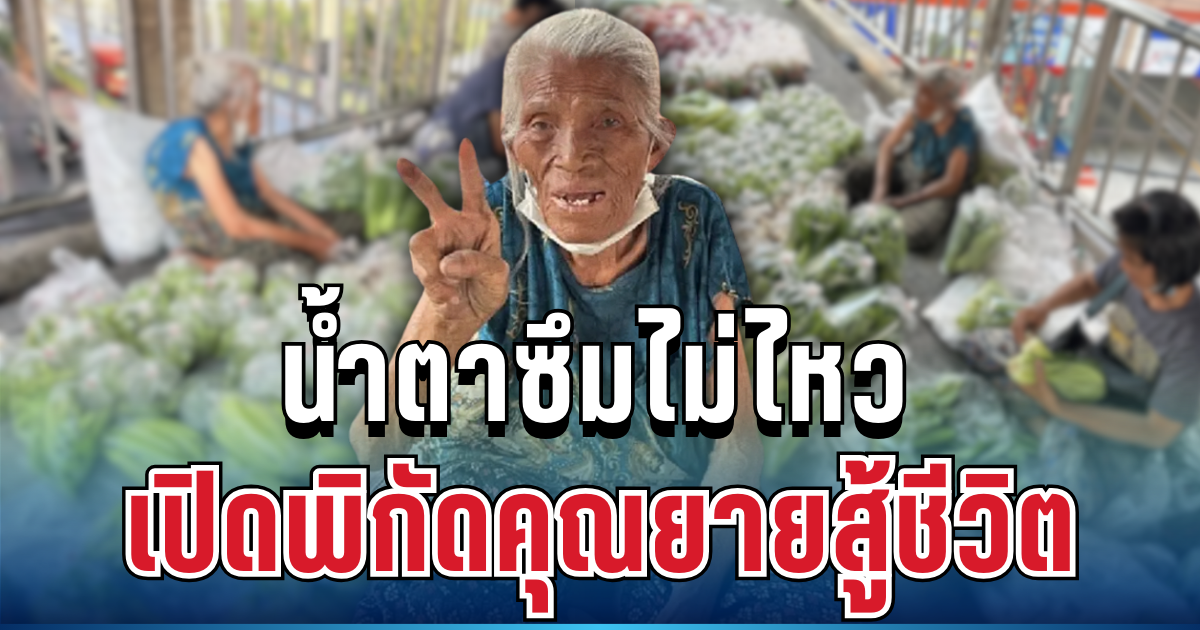 น้ำตาซึมไม่ไหว เปิดพิกัดคุณยายขายผักสู้ชีวิต หลังคลิปซ้อนท้ายมอเตอร์ไซค์ดังสนั่น