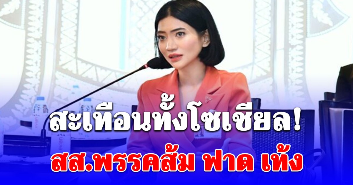 แรงมาก! อดีต สส.พรรคส้ม ฟาดเดือดถึง เท้ง ทำสะเทือนโซเชียล