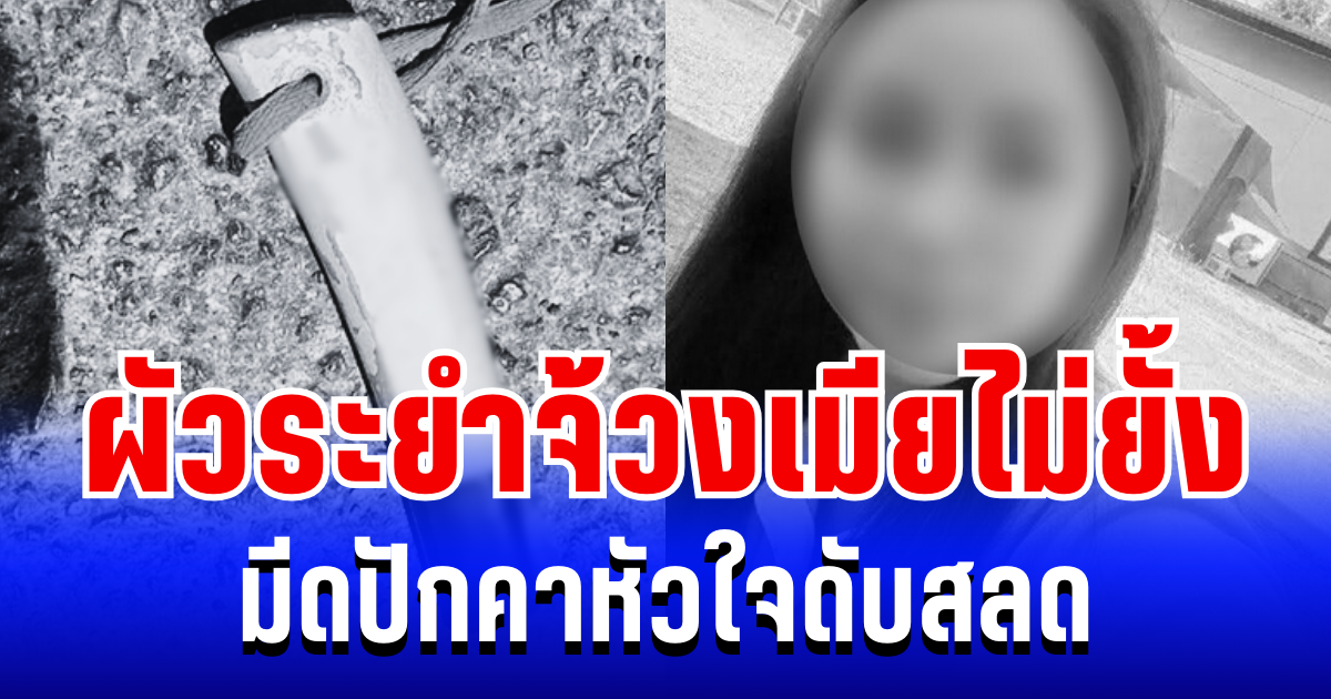 จิตใจทำด้วยอะไร! ผัวระยำ จ้วงเมียไม่ยั้ง มีดปักคาหัวใจดับสลด ด้านแม่เล่านาทีลูกร้องขอชีวิตต่อหน้าต่อตา