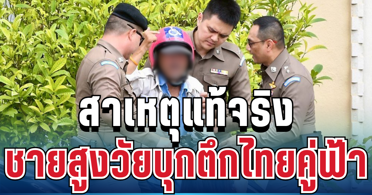 รู้แล้ว! สาเหตุแท้จริง ชายสูงวัยบุกตึกไทยคู่ฟ้า บีบแตรลั่นเรียกนายกฯ