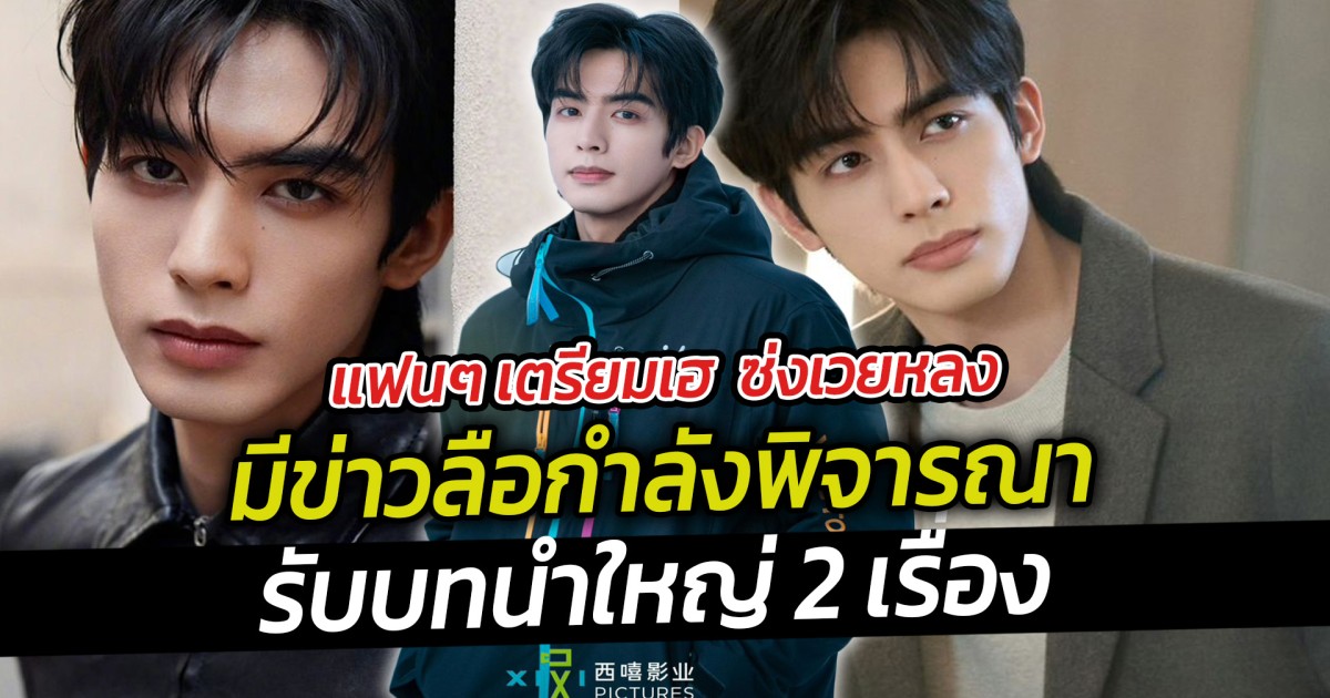 แฟนๆ เตรียมเฮ  ซ่งเวยหลง  มีข่าวลือกำลังพิจารณารับบทนำใหญ่ 2 เรื่อง