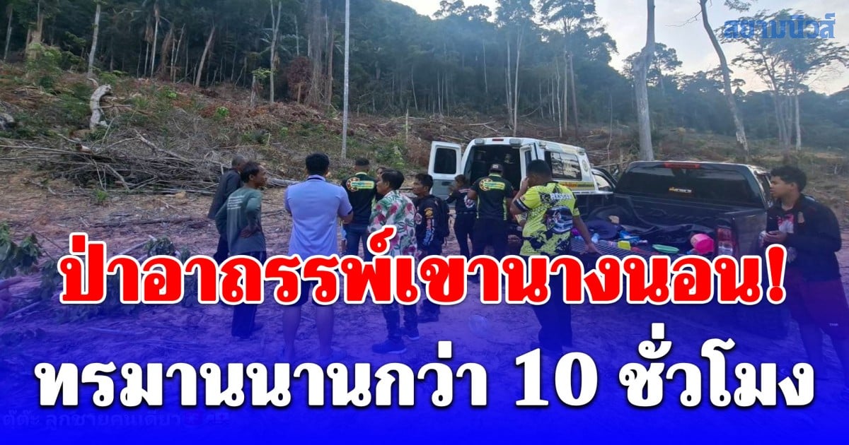 ป่าอาถรรพ์เขานางนอน! ชายปีนตีผึ้งพลาดท่าซี่โครงหัก ทรมานนานกว่า 10 ชั่วโมง เคยมีคนหลงป่าดับมาแล้ว